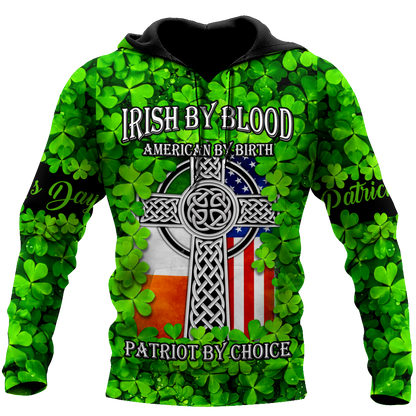 Premium Irish Saint Patrick's Day 3D All Over Printed Unisex Shirts