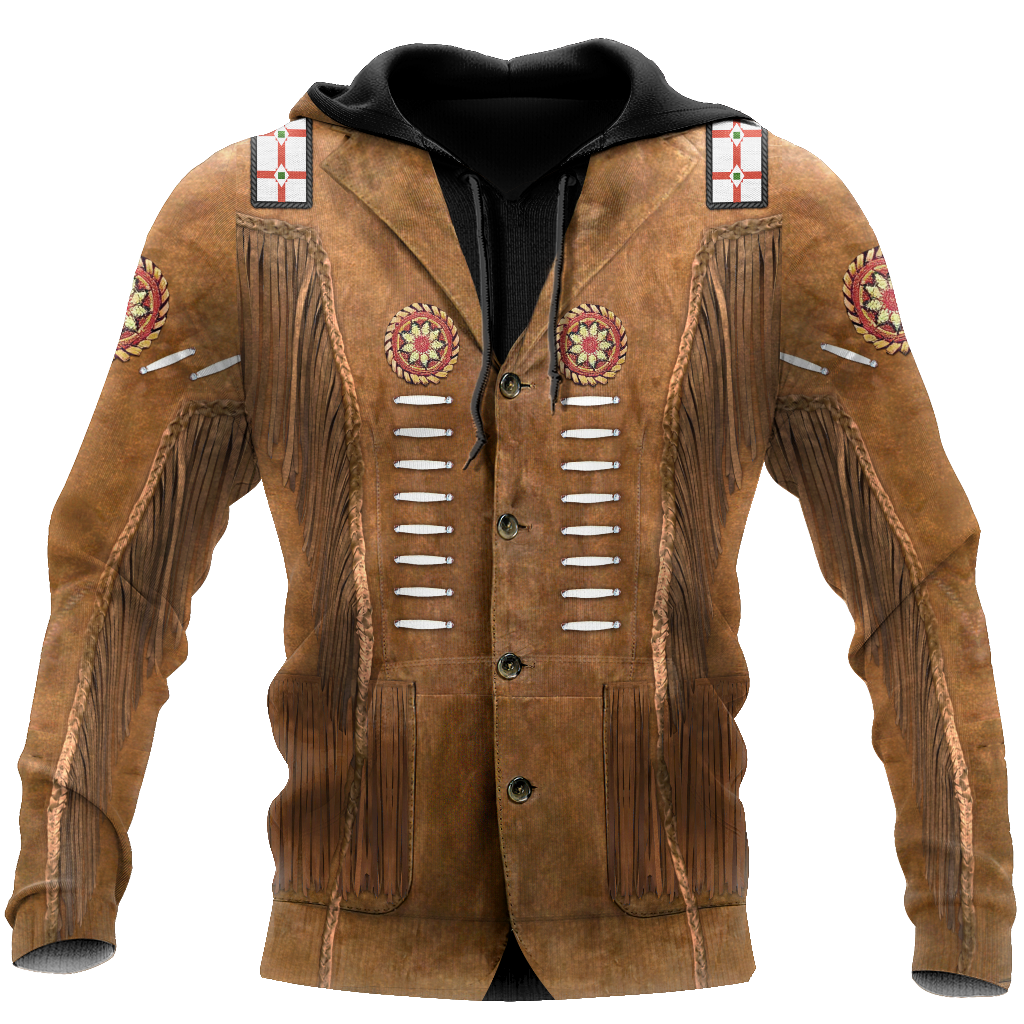 Cowboy Jacket No18 Cosplay 3D Over Printed Unisex Deluxe Hoodie ML
