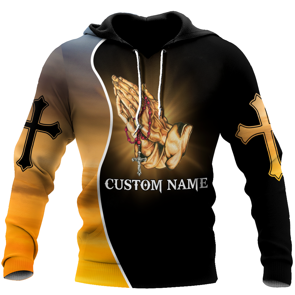 Premium Christian Jesus Easter Personalized Name 3D All Over Printed Unisex Shirts HV