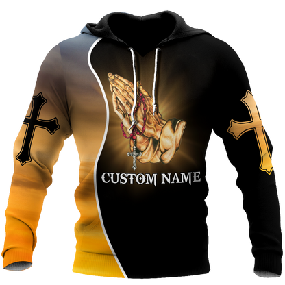 Premium Christian Jesus Easter Personalized Name 3D All Over Printed Unisex Shirts HV