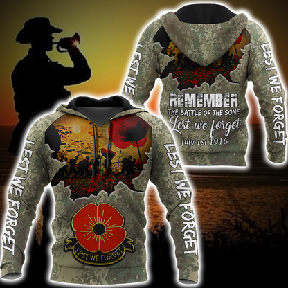 Premium Anzac Day 3D All Over Printed PL