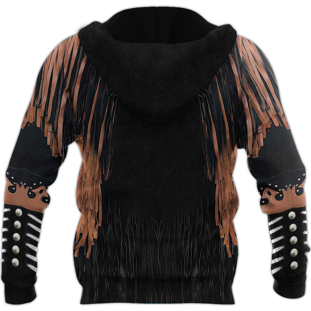 Cowboy Jacket No19 Cosplay 3D Over Printed Unisex Deluxe Hoodie ML