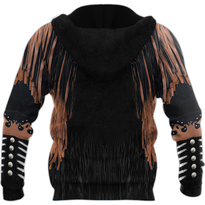 Cowboy Jacket No19 Cosplay 3D Over Printed Unisex Deluxe Hoodie ML