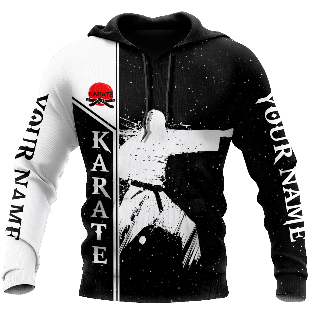 Customize Name Karate Hoodie For Men And Women TNA18032104