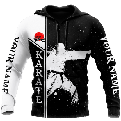Customize Name Karate Hoodie For Men And Women TNA18032104
