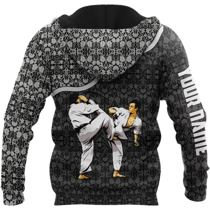Customize Name Karate Hoodie For Men And Women TNA18032106