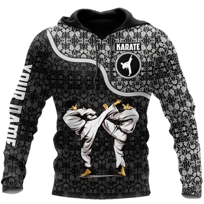 Customize Name Karate Hoodie For Men And Women TNA18032106
