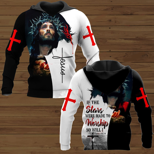 Jesus 3D All Over Printed Unisex Hoodie