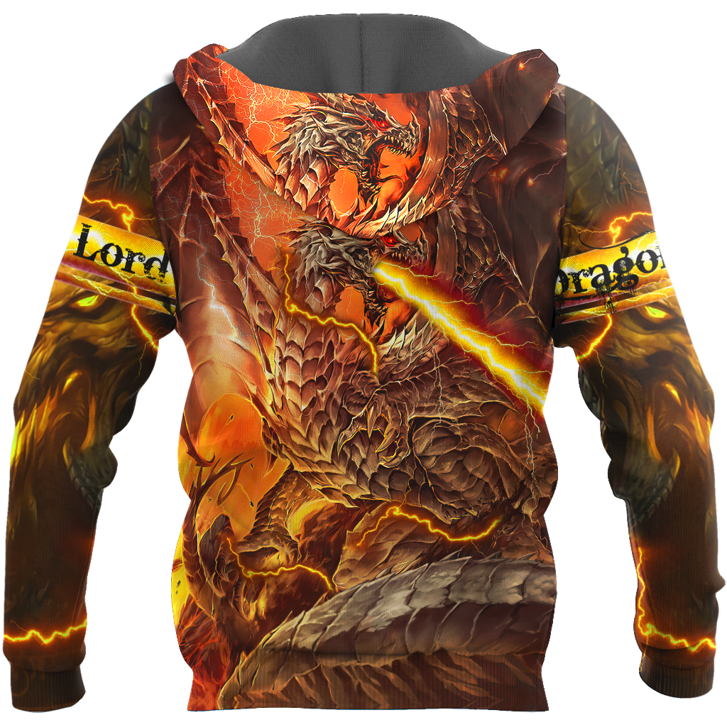 Premium Fire Dragon All Over Printed Shirts For Men And Women MEI