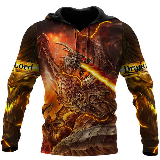 Premium Fire Dragon All Over Printed Shirts For Men And Women MEI