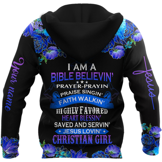 Premium Christian Jesus Personalized Name 3D All Over Printed For Women Shirts - Amaze Style™-Apparel
