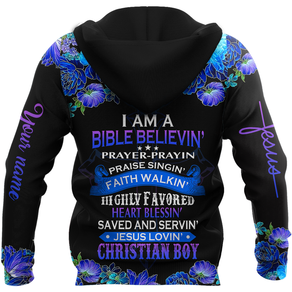 Premium Christian Jesus Personalized Name 3D All Over Printed For Men Shirts - Amaze Style™-Apparel