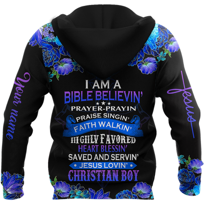 Premium Christian Jesus Personalized Name 3D All Over Printed For Men Shirts - Amaze Style™-Apparel