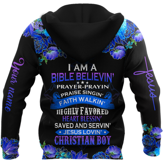Premium Christian Jesus Personalized Name 3D All Over Printed For Men Shirts - Amaze Style™-Apparel
