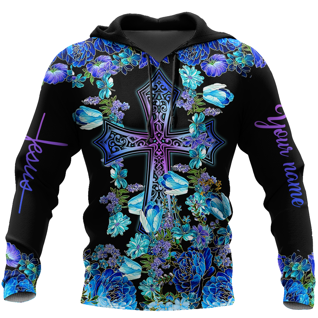 Premium Christian Jesus Personalized Name 3D All Over Printed For Men Shirts - Amaze Style™-Apparel