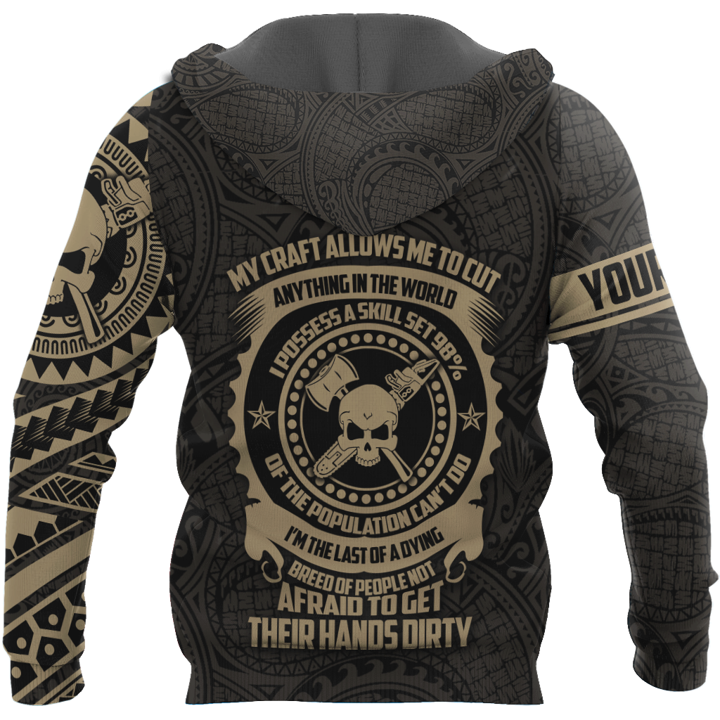 Premium Personalized Poly Arborist Logger Lumberjack Unisex 3D All Over Printed Shirts MEI