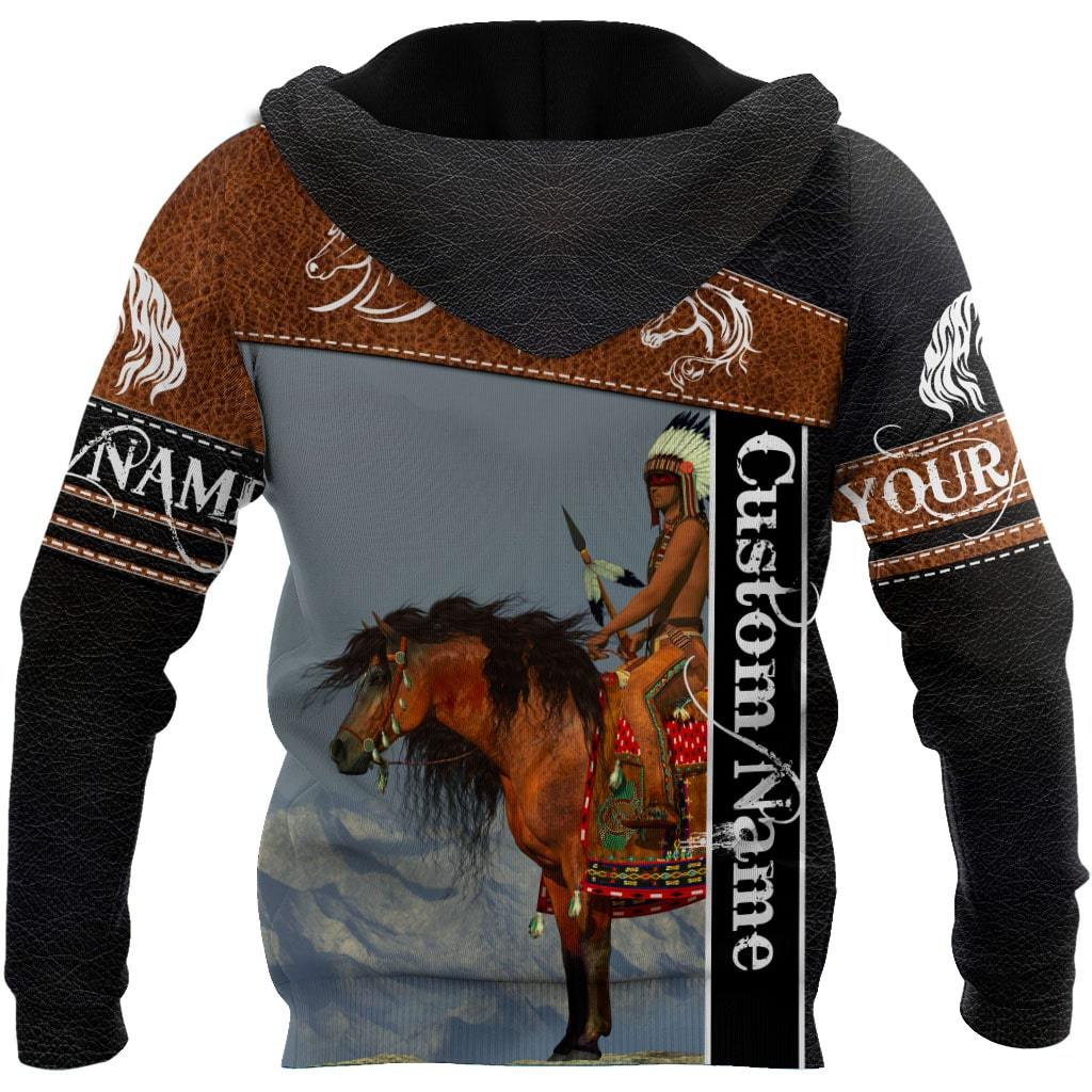 Personalized Name Native Horse 3D All Over Printed Unisex Shirts