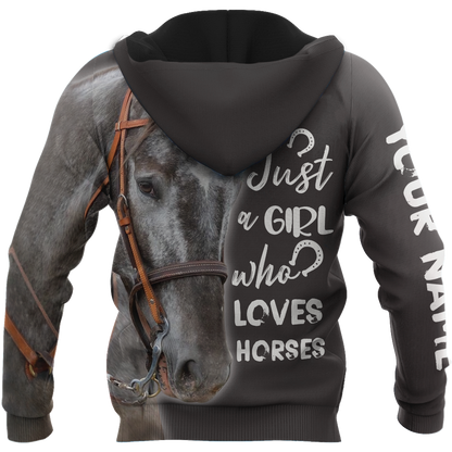 Personalized Name Horse Lovers 3D All Over Printed Unisex Shirts