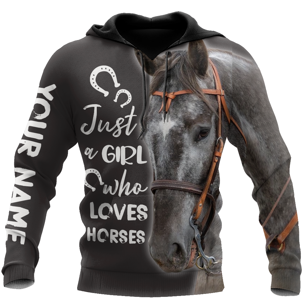 Personalized Name Horse Lovers 3D All Over Printed Unisex Shirts