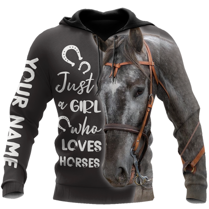 Personalized Name Horse Lovers 3D All Over Printed Unisex Shirts