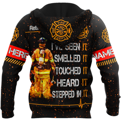 Customize Name Retired Firefighter Hoodie For Men And Women TNA19032102