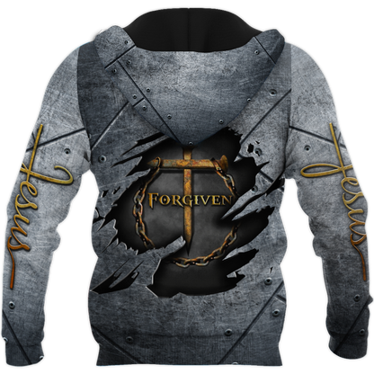 Faith in God Forgiven - Christian - 3D All Over Printed Style for Men and Women