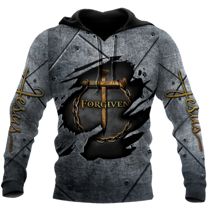 Faith in God Forgiven - Christian - 3D All Over Printed Style for Men and Women