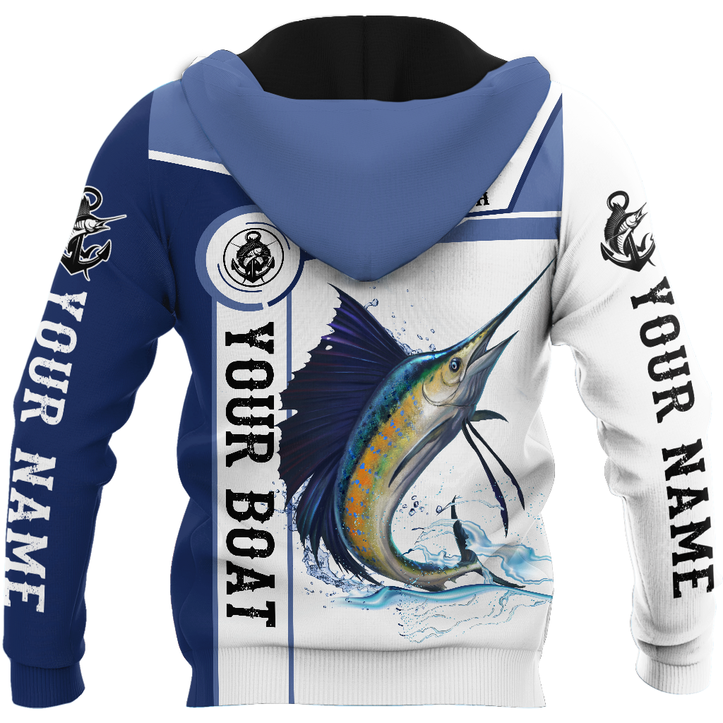 Custom name Sailfish fishing Catch and Release 3D Design print shirts