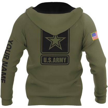 Personalized Name US Army 3D All Over Printed Shirts