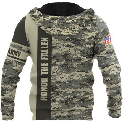 US Army Veteran Personalized name 3D All Over Printed Unisex Shirts