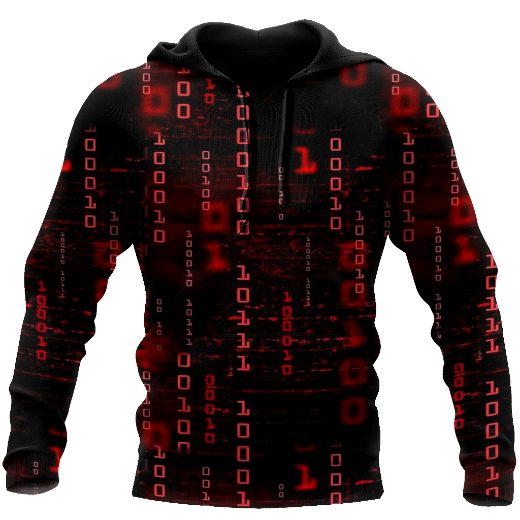 Cyber Language 3D All Over Printed Unisex Shirts