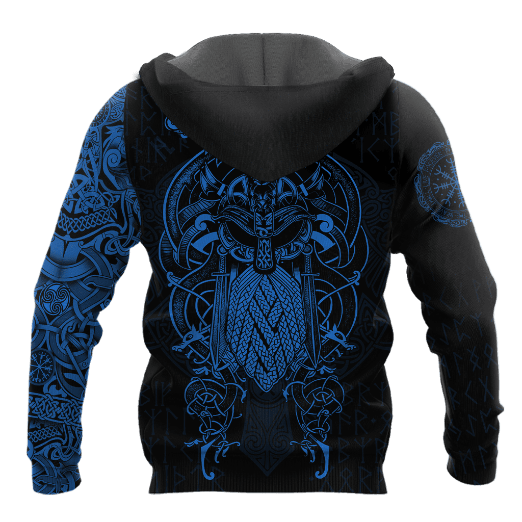 Premium Raven Of Odin Tattoo 3D All Over Printed Shirts