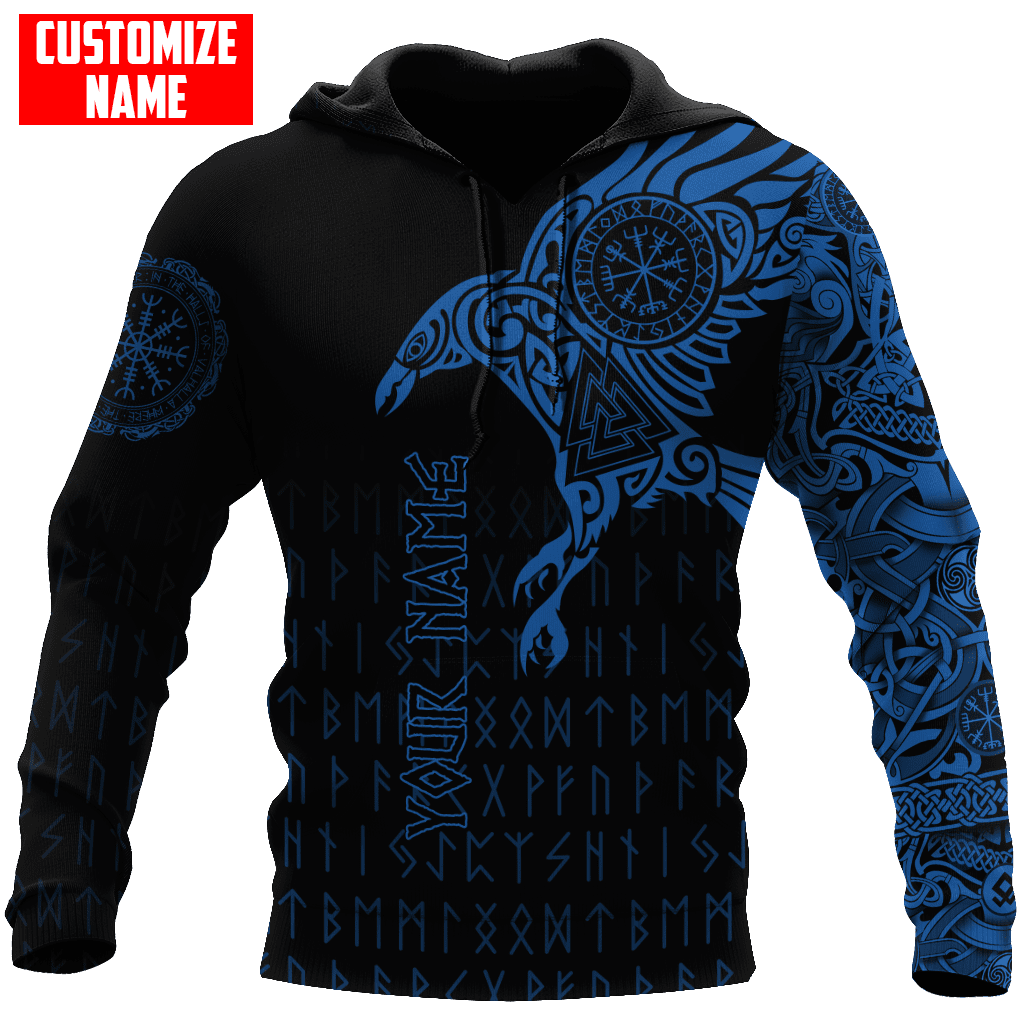 Premium Raven Of Odin Tattoo 3D All Over Printed Shirts
