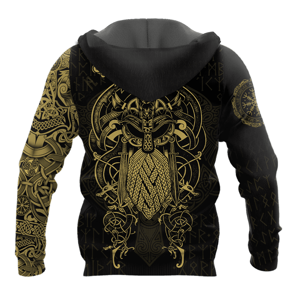 Premium Raven Of Odin Tattoo 3D All Over Printed Shirts