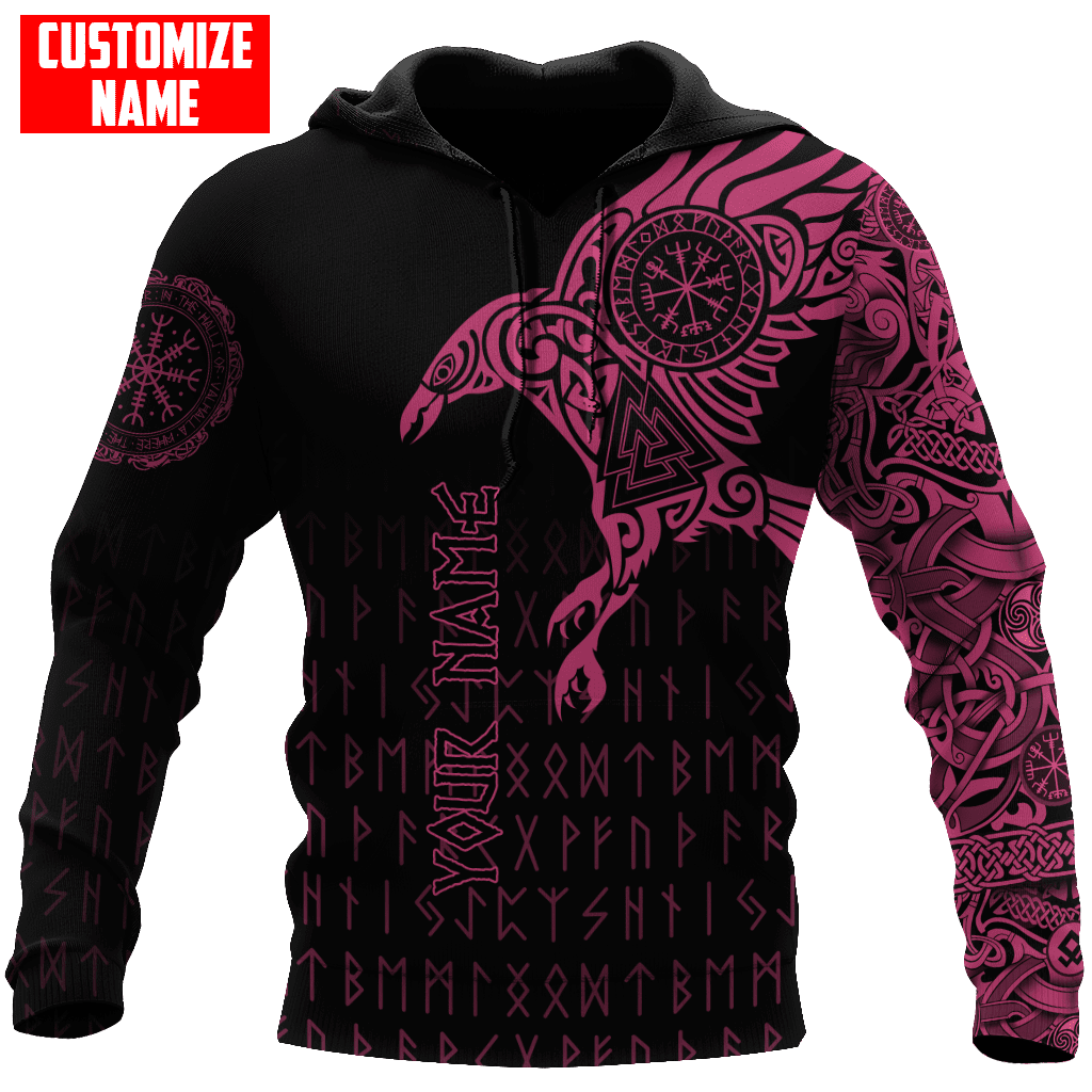Premium Raven Of Odin Tattoo 3D All Over Printed Shirts