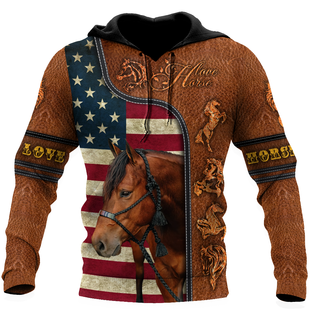 Love Horse 3D All Over Printed Unisex Shirts PD19112002