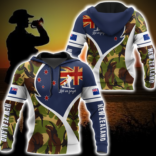 Lest We Forget Anzac Day 3D All Over Printed