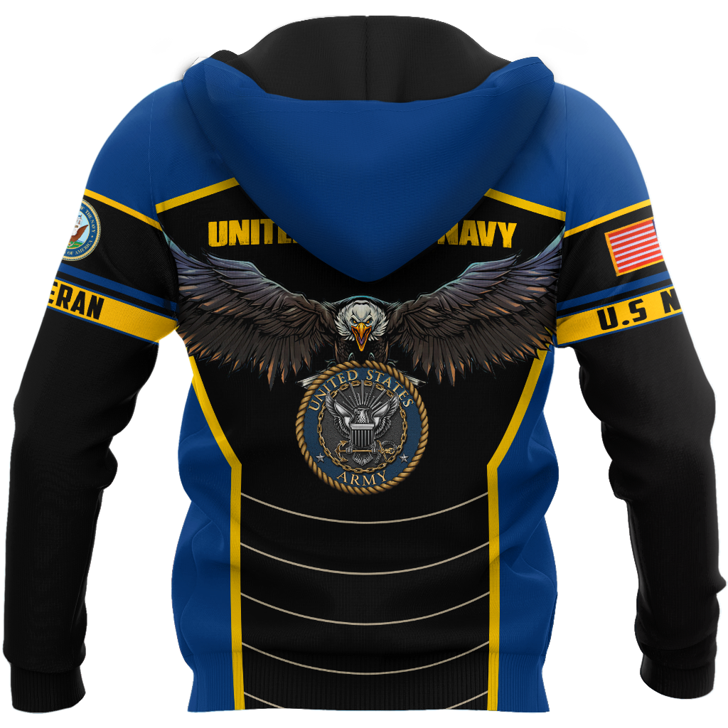 U.S Navy veteran Eagle Pride design 3d print shirts Proud Military