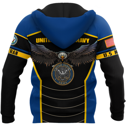 U.S Navy veteran Eagle Pride design 3d print shirts Proud Military