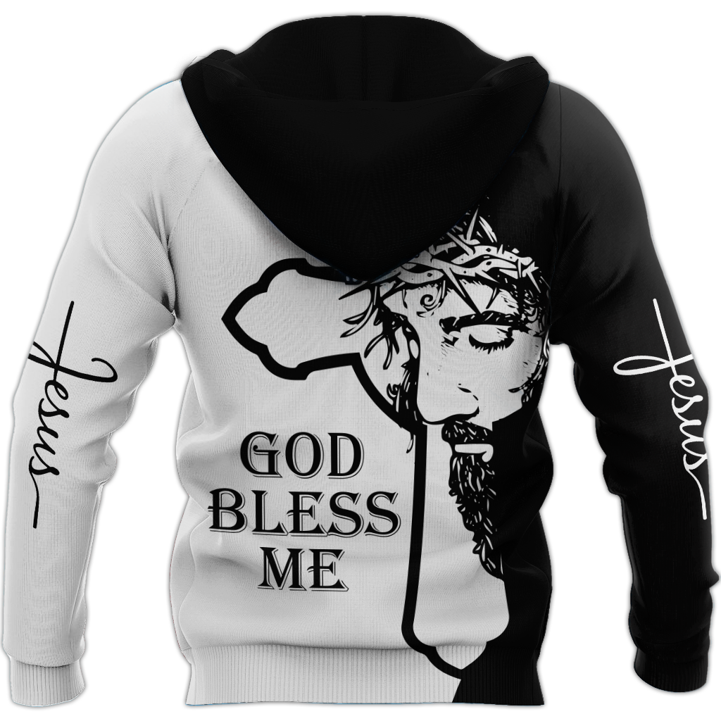 Premium Unisex Hoodie Easter Day Christian Jesus No5 ML God Bless Me