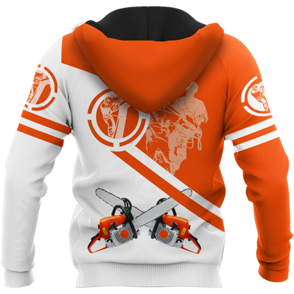 Premium Arborist Logger Lumberjack Unisex 3D All Over Printed Shirts MEI
