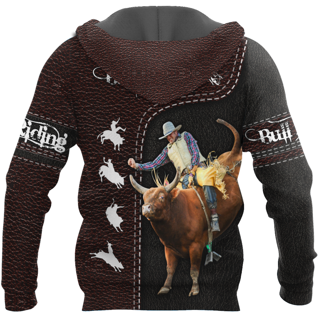 Customize Name Bull Riding 3D All Over Printed Unisex Shirts