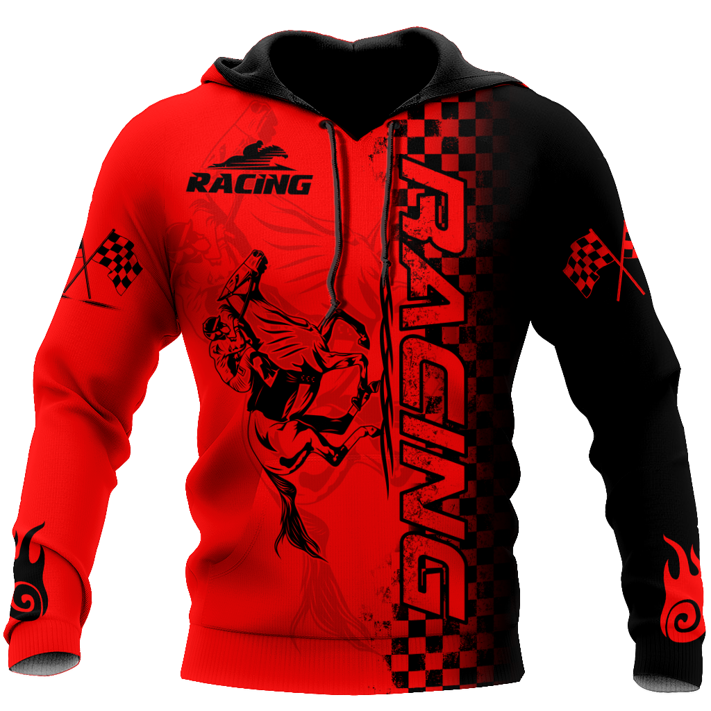 Horse Racing 3D All Over Printed Unisex Shirts