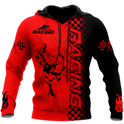 Horse Racing 3D All Over Printed Unisex Shirts