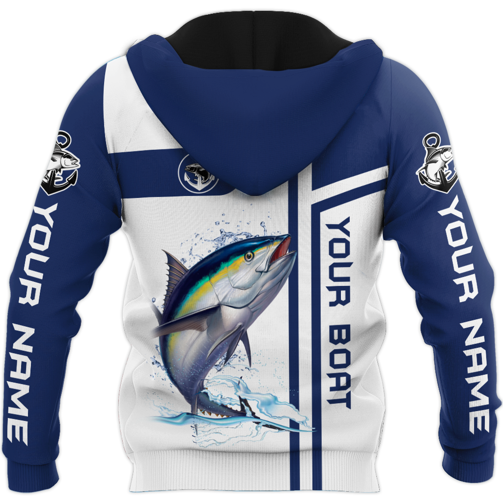 Custom name Tuna fishing team Catch and Release 3D Design print shirts