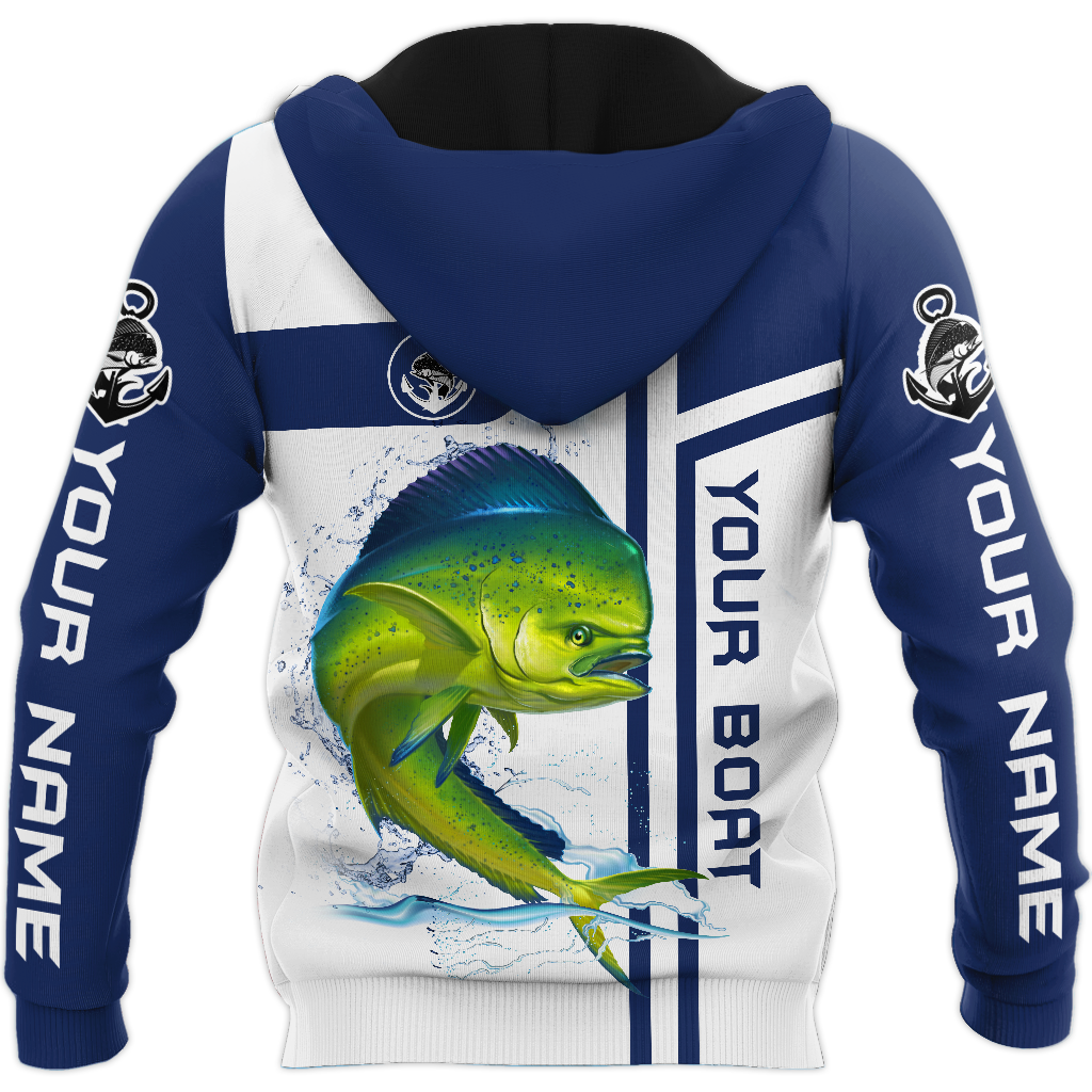 Custom name Mahimahi fishing team Catch and Release 3D Design print shirts
