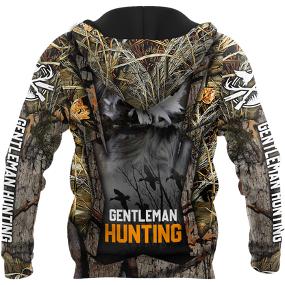 Hunting Dog 3D Over Printed Unisex Deluxe Hoodie ML