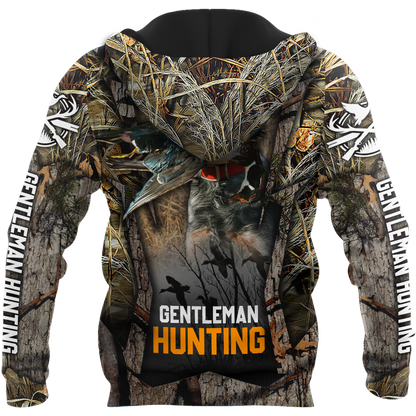 Hunting Dog 3D Over Printed Unisex Deluxe Hoodie ML