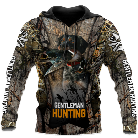Hunting Dog 3D Over Printed Unisex Deluxe Hoodie ML