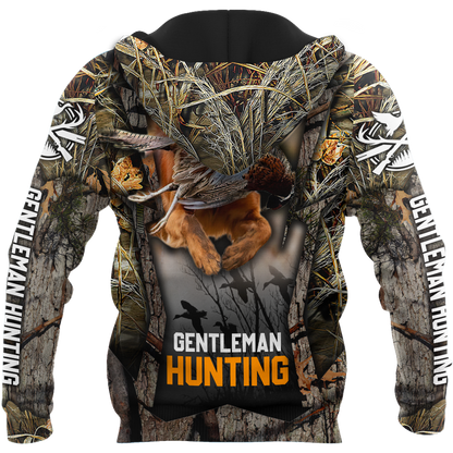 Hunting Dog 3D Over Printed Unisex Deluxe Hoodie ML